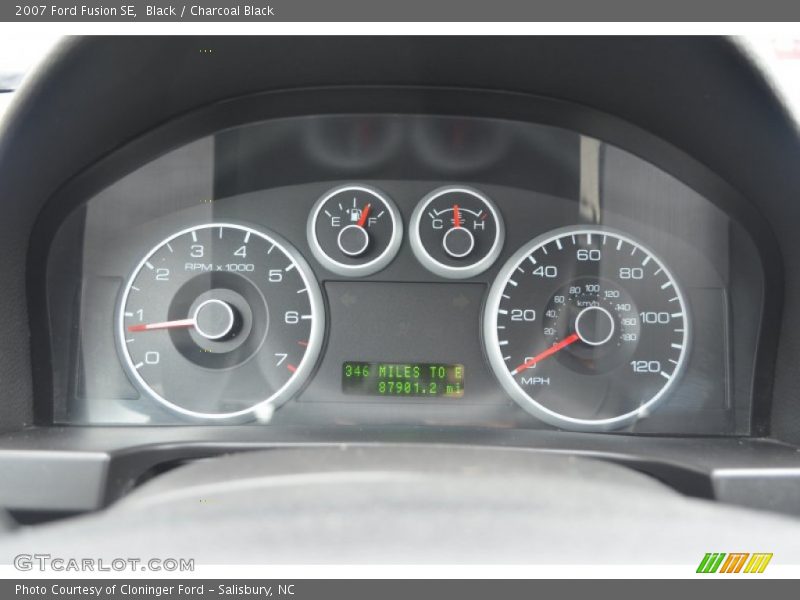 Black / Charcoal Black 2007 Ford Fusion SE