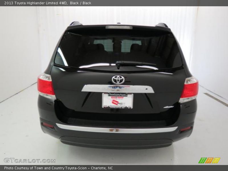 Black / Black 2013 Toyota Highlander Limited 4WD