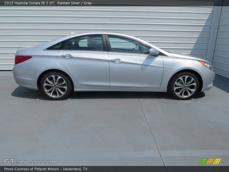 Radiant Silver / Gray 2013 Hyundai Sonata SE 2.0T