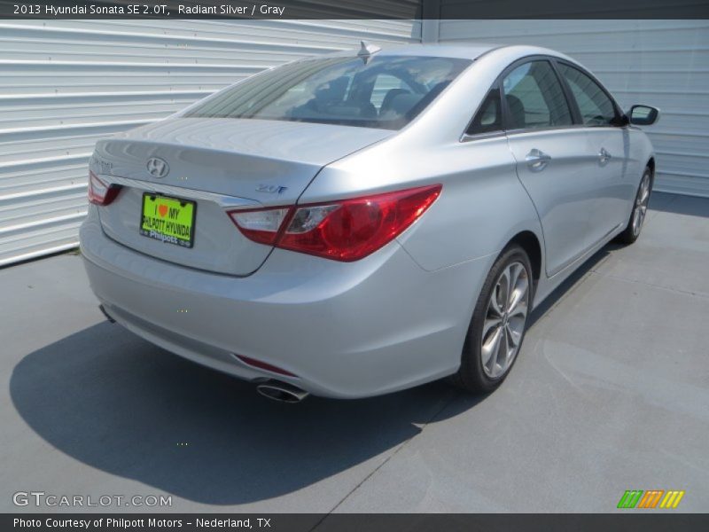 Radiant Silver / Gray 2013 Hyundai Sonata SE 2.0T
