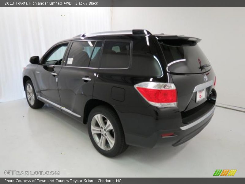 Black / Black 2013 Toyota Highlander Limited 4WD
