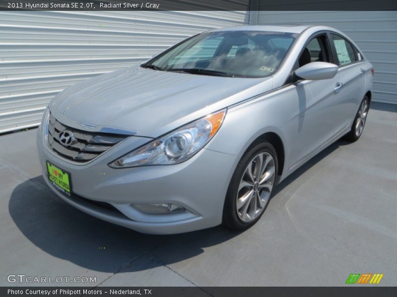 Radiant Silver / Gray 2013 Hyundai Sonata SE 2.0T