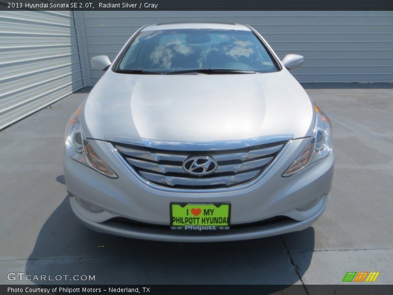 Radiant Silver / Gray 2013 Hyundai Sonata SE 2.0T
