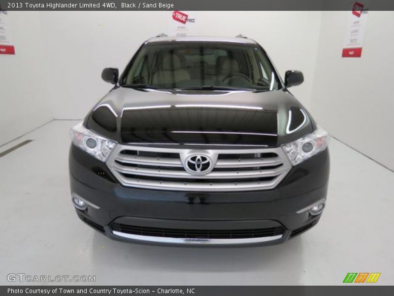 Black / Sand Beige 2013 Toyota Highlander Limited 4WD