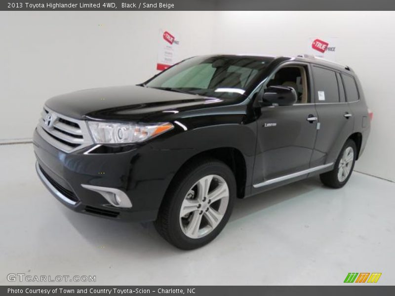 Black / Sand Beige 2013 Toyota Highlander Limited 4WD