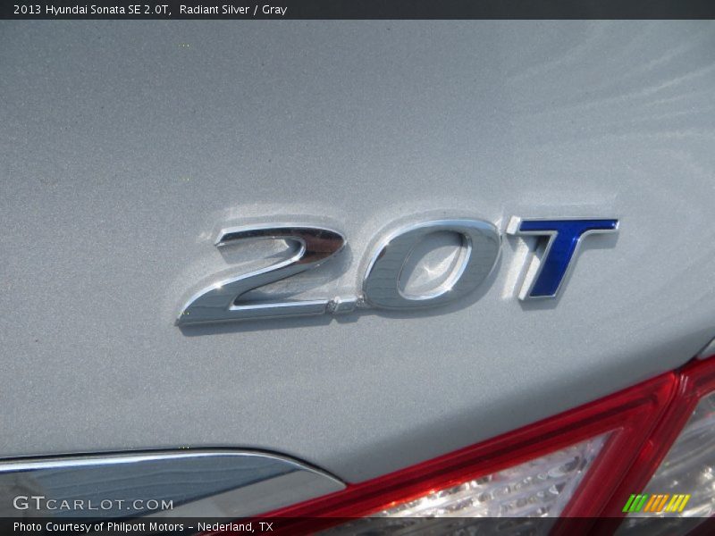 Radiant Silver / Gray 2013 Hyundai Sonata SE 2.0T
