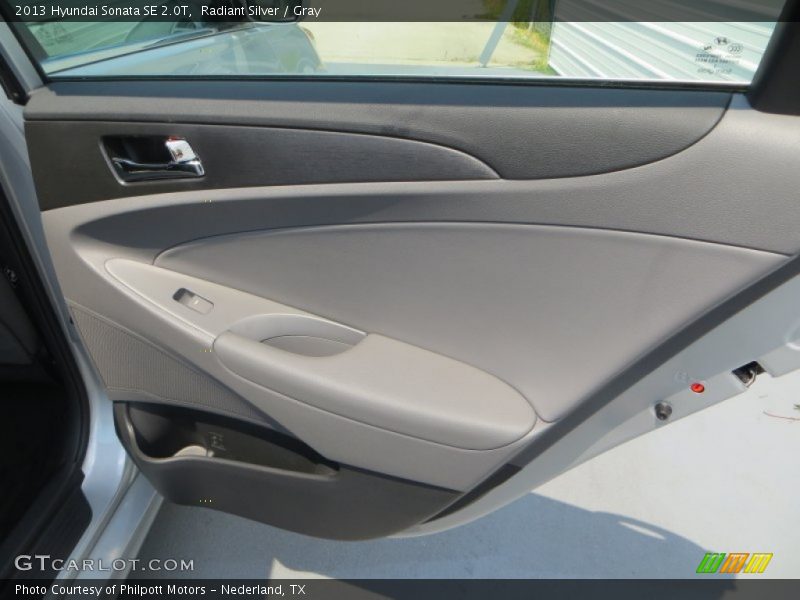 Radiant Silver / Gray 2013 Hyundai Sonata SE 2.0T