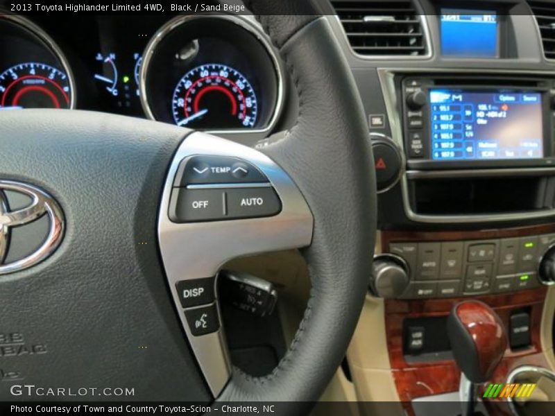 Black / Sand Beige 2013 Toyota Highlander Limited 4WD