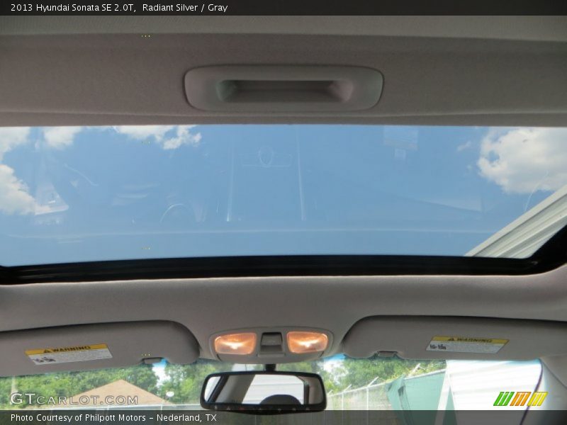 Radiant Silver / Gray 2013 Hyundai Sonata SE 2.0T