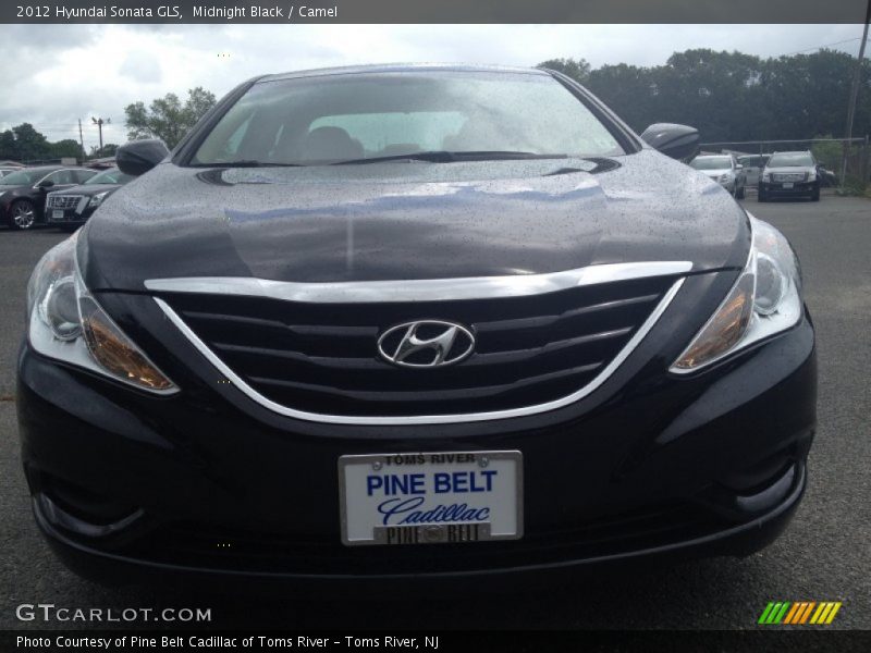 Midnight Black / Camel 2012 Hyundai Sonata GLS