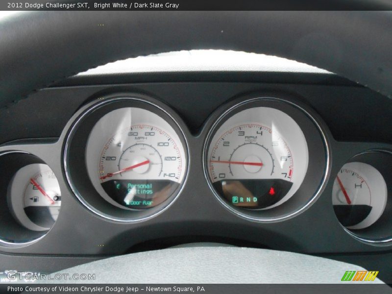  2012 Challenger SXT SXT Gauges