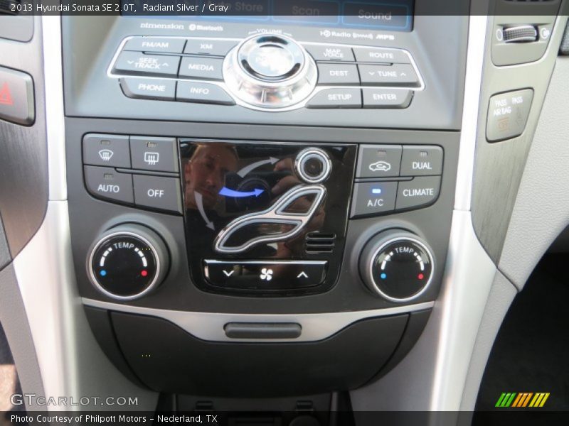 Radiant Silver / Gray 2013 Hyundai Sonata SE 2.0T