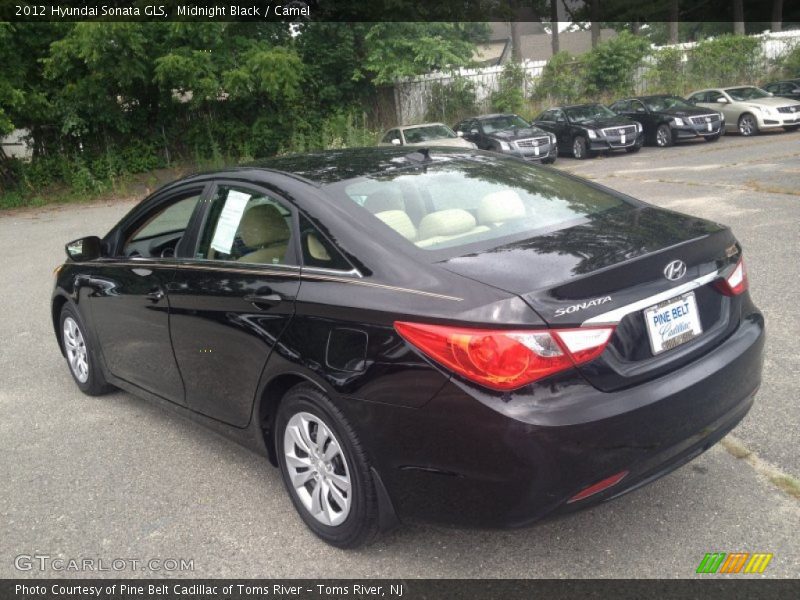 Midnight Black / Camel 2012 Hyundai Sonata GLS