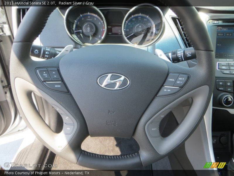 Radiant Silver / Gray 2013 Hyundai Sonata SE 2.0T
