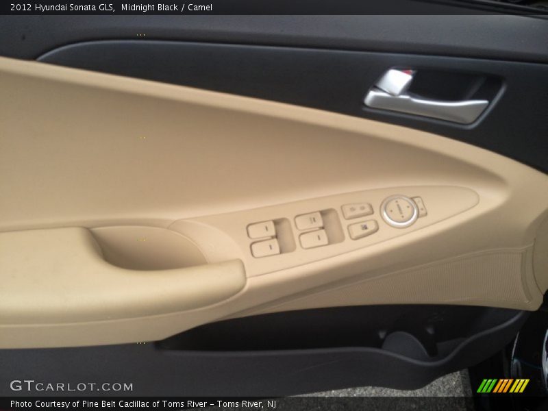 Midnight Black / Camel 2012 Hyundai Sonata GLS