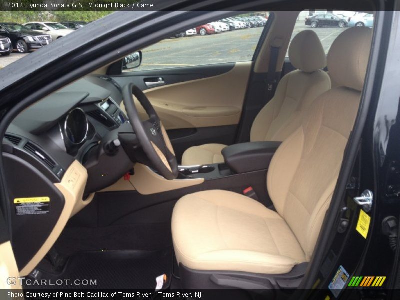 Midnight Black / Camel 2012 Hyundai Sonata GLS