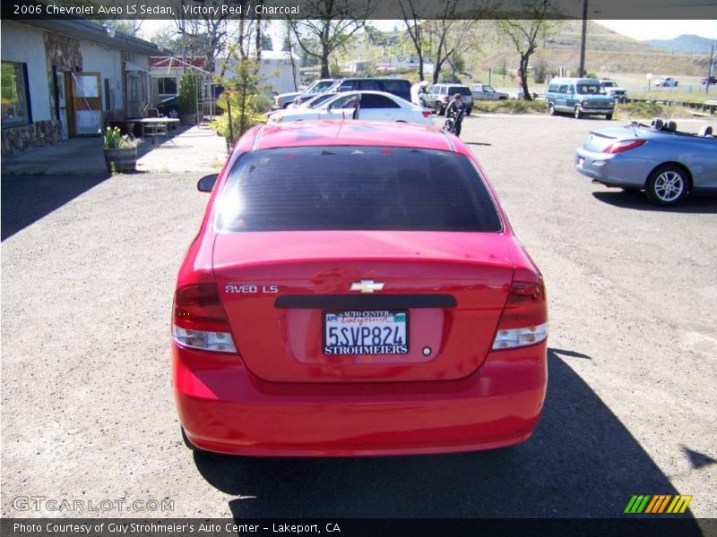 Victory Red / Charcoal 2006 Chevrolet Aveo LS Sedan