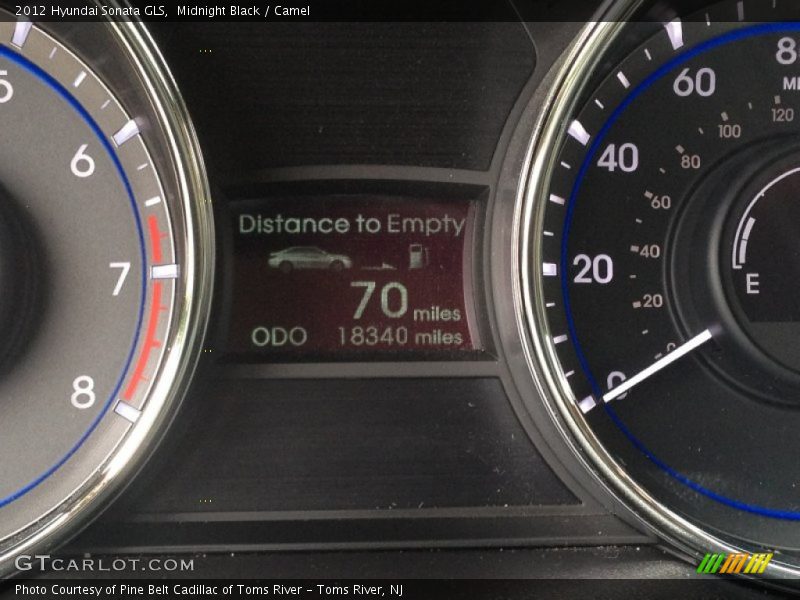 Midnight Black / Camel 2012 Hyundai Sonata GLS