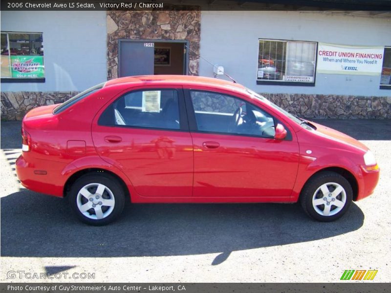 Victory Red / Charcoal 2006 Chevrolet Aveo LS Sedan