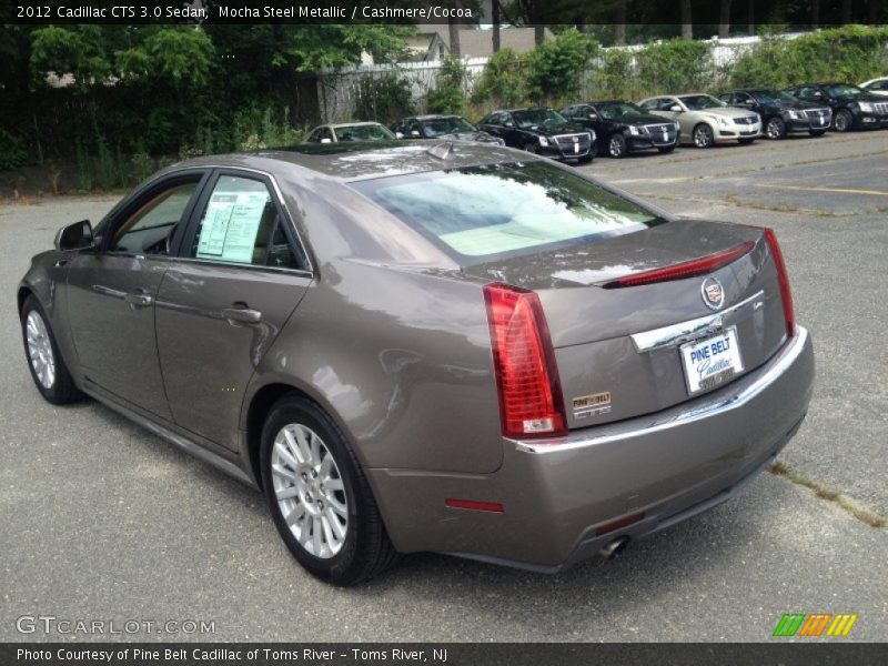 Mocha Steel Metallic / Cashmere/Cocoa 2012 Cadillac CTS 3.0 Sedan