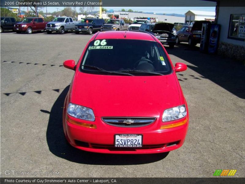 Victory Red / Charcoal 2006 Chevrolet Aveo LS Sedan
