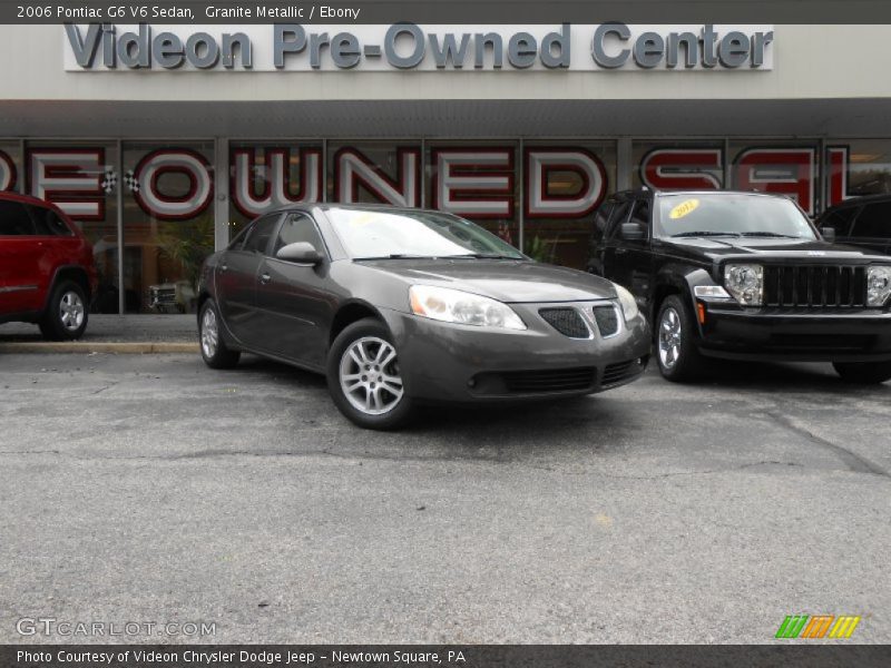 Granite Metallic / Ebony 2006 Pontiac G6 V6 Sedan
