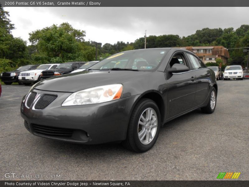 Granite Metallic / Ebony 2006 Pontiac G6 V6 Sedan