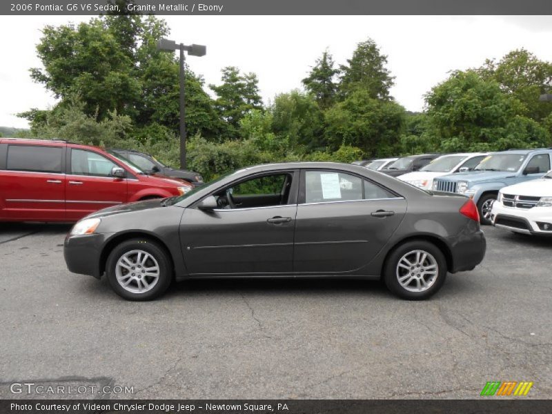 Granite Metallic / Ebony 2006 Pontiac G6 V6 Sedan