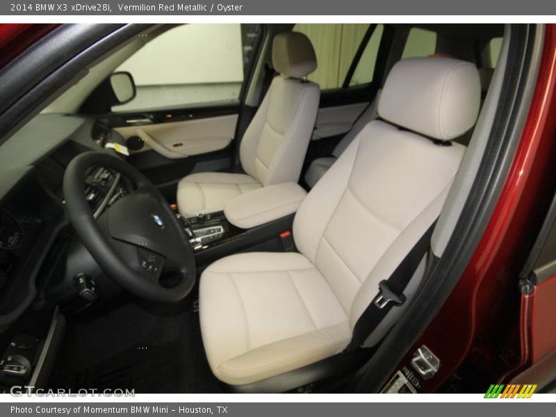  2014 X3 xDrive28i Oyster Interior