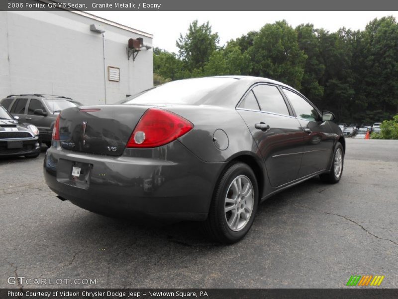 Granite Metallic / Ebony 2006 Pontiac G6 V6 Sedan