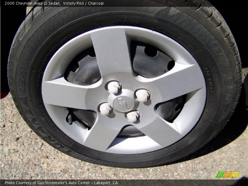 Victory Red / Charcoal 2006 Chevrolet Aveo LS Sedan