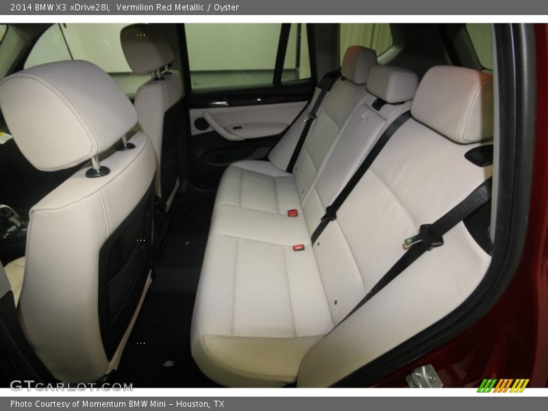 Rear Seat of 2014 X3 xDrive28i