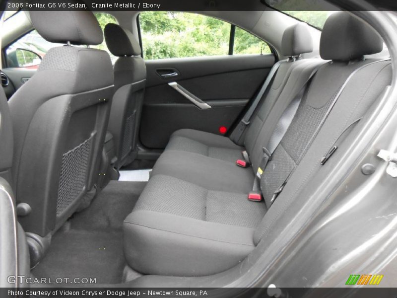 Granite Metallic / Ebony 2006 Pontiac G6 V6 Sedan