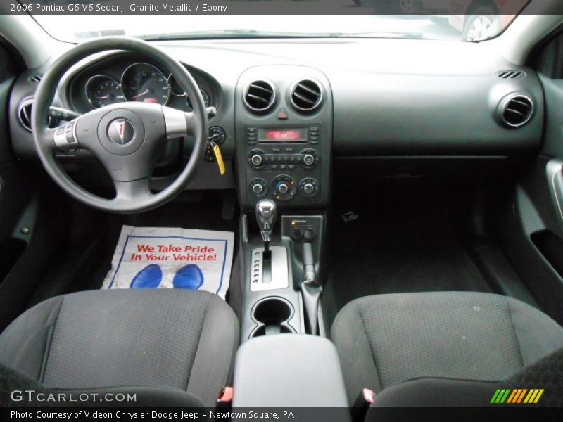 Granite Metallic / Ebony 2006 Pontiac G6 V6 Sedan