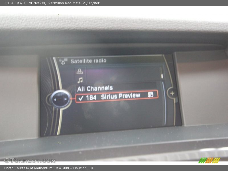 Vermilion Red Metallic / Oyster 2014 BMW X3 xDrive28i