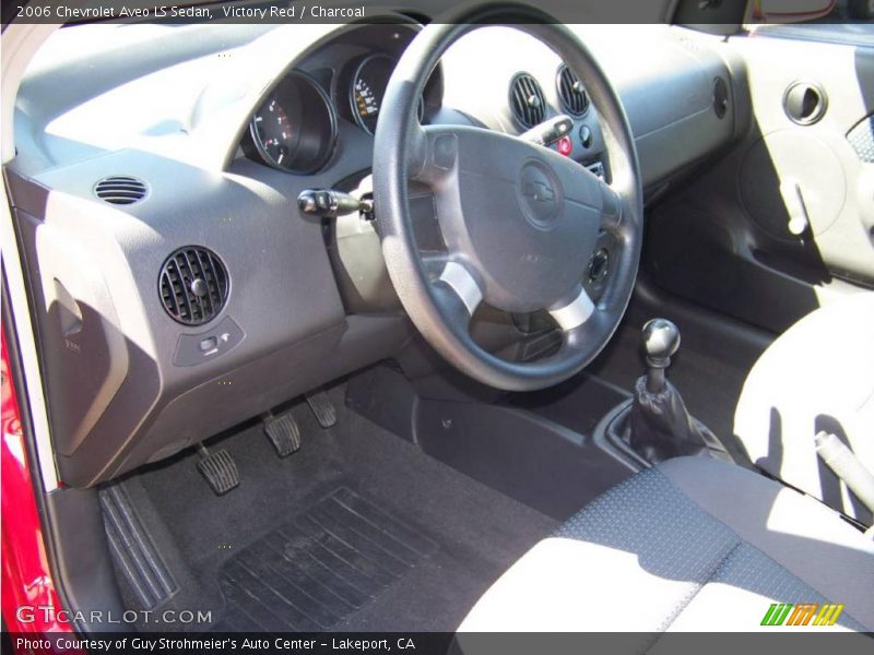Victory Red / Charcoal 2006 Chevrolet Aveo LS Sedan