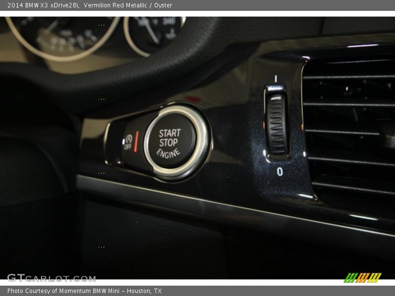 Vermilion Red Metallic / Oyster 2014 BMW X3 xDrive28i