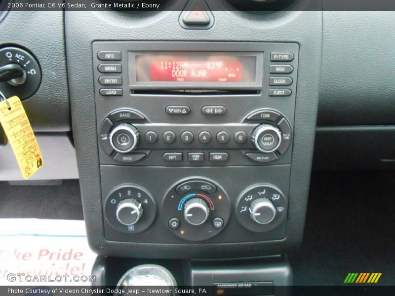 Granite Metallic / Ebony 2006 Pontiac G6 V6 Sedan