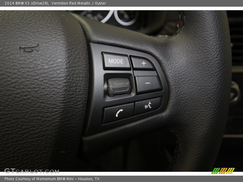 Vermilion Red Metallic / Oyster 2014 BMW X3 xDrive28i