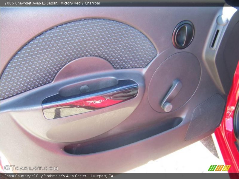 Victory Red / Charcoal 2006 Chevrolet Aveo LS Sedan