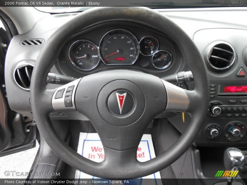 Granite Metallic / Ebony 2006 Pontiac G6 V6 Sedan