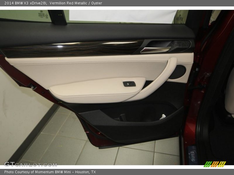 Vermilion Red Metallic / Oyster 2014 BMW X3 xDrive28i