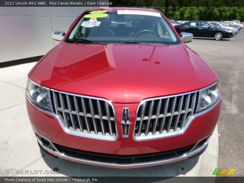 Red Candy Metallic / Dark Charcoal 2012 Lincoln MKZ AWD