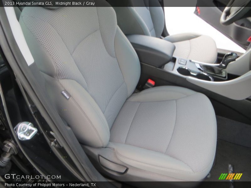 Midnight Black / Gray 2013 Hyundai Sonata GLS