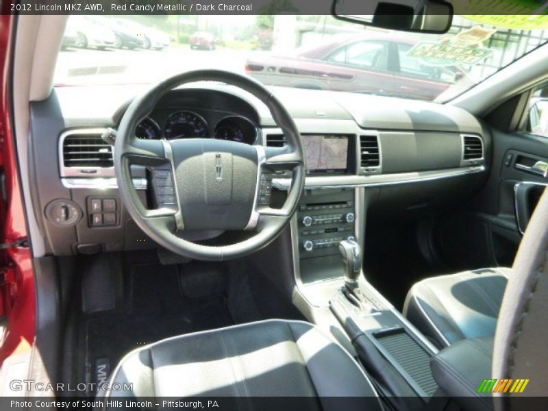 Red Candy Metallic / Dark Charcoal 2012 Lincoln MKZ AWD