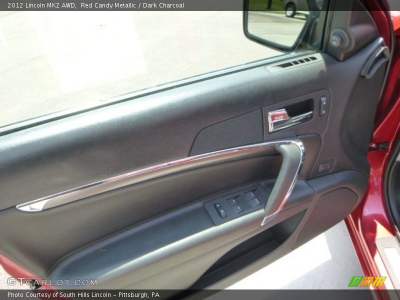 Red Candy Metallic / Dark Charcoal 2012 Lincoln MKZ AWD