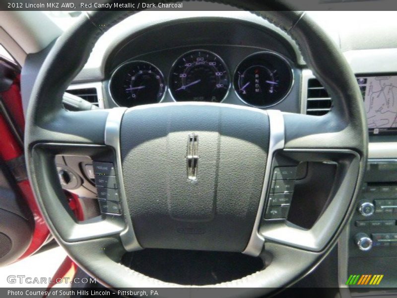 Red Candy Metallic / Dark Charcoal 2012 Lincoln MKZ AWD