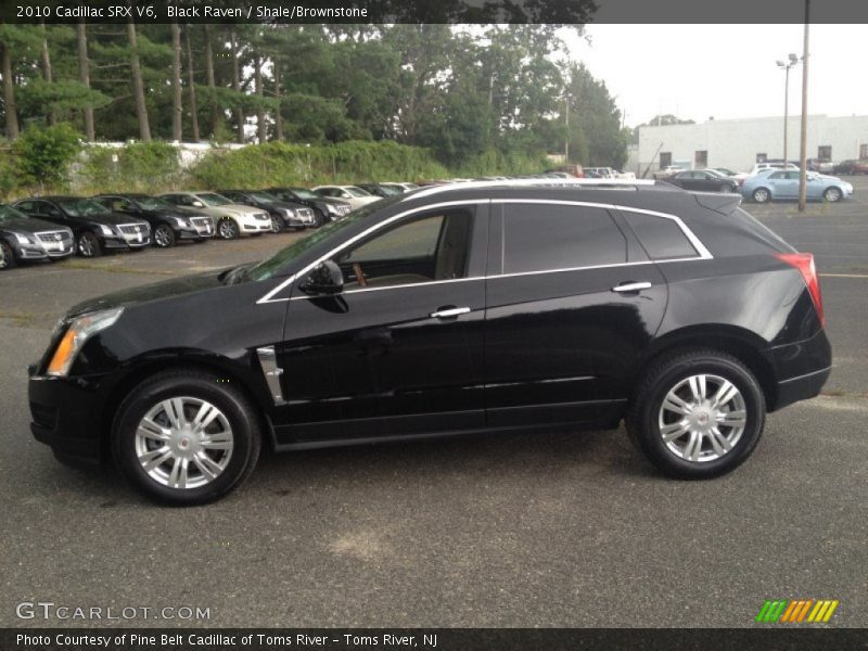Black Raven / Shale/Brownstone 2010 Cadillac SRX V6
