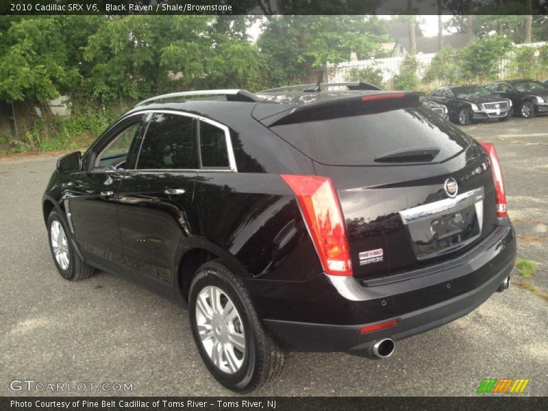 Black Raven / Shale/Brownstone 2010 Cadillac SRX V6