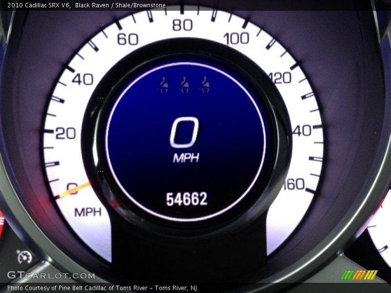 Black Raven / Shale/Brownstone 2010 Cadillac SRX V6
